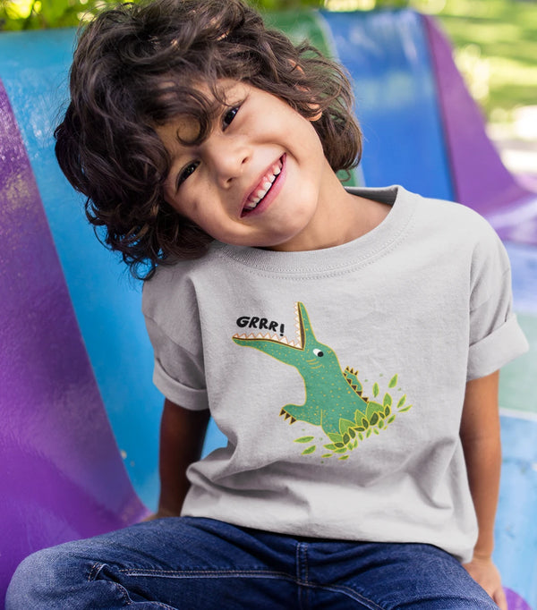 Crocodile- Boy's Half Sleeve T-shirt