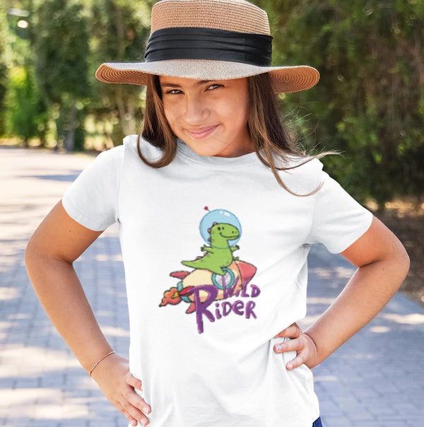 Wild Rider - Girl's Half Sleeve T-shirt