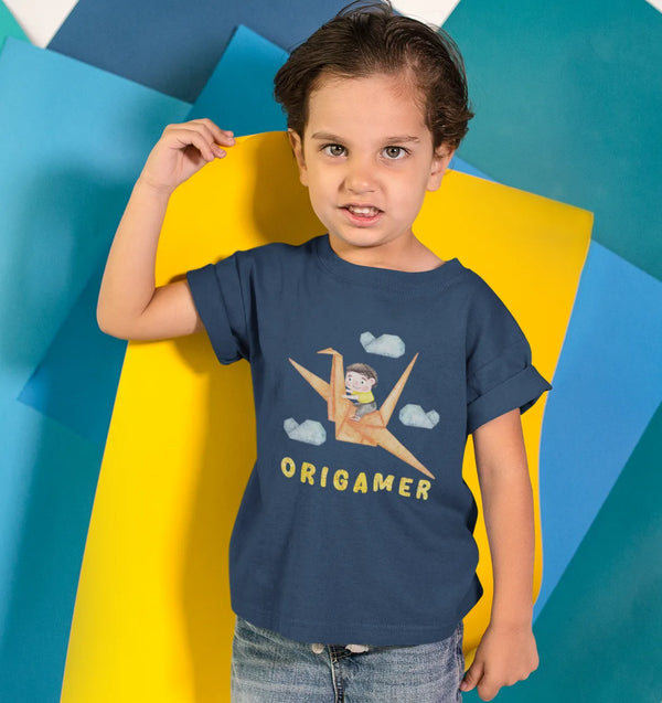 Origamer - Boy's Personalized Tee
