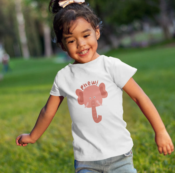 Phew-sitively Charming- Girl's Half Sleeve T-shirt