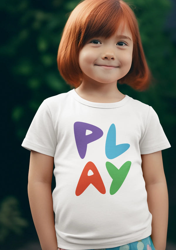 Play  - Girl's Half Sleeve T-shirt