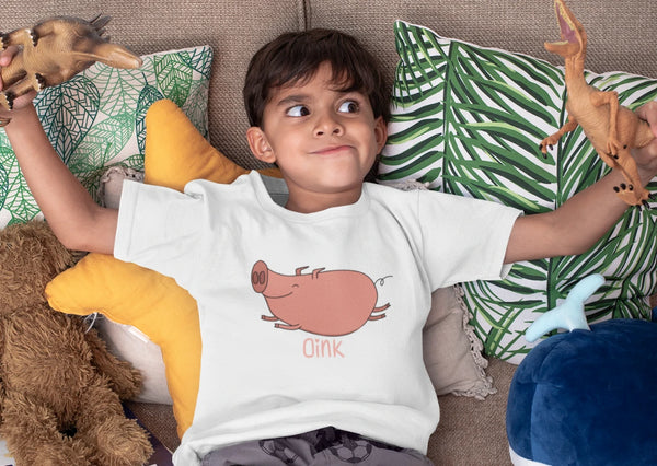 Oink Soar- Boy's Half Sleeve T-shirt