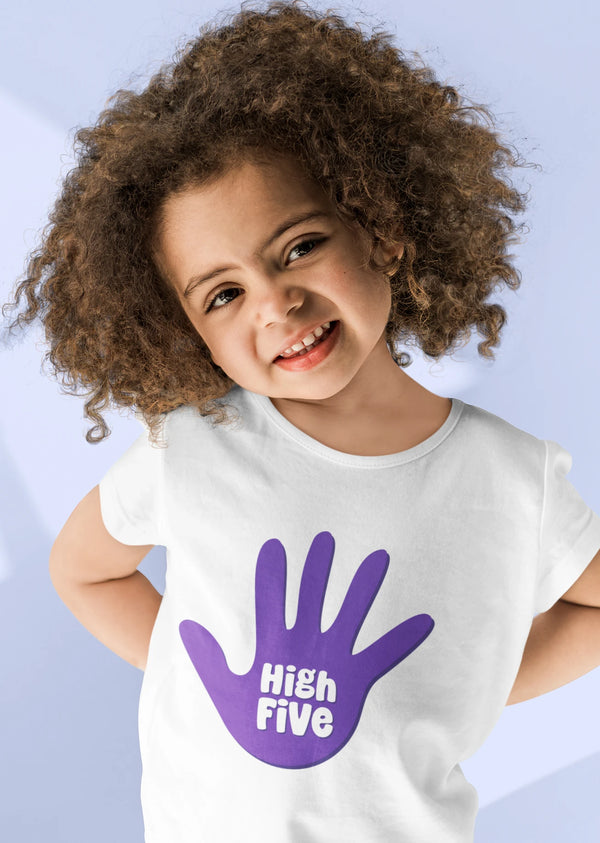 High-five - Girl's Half Sleeve T-shirt