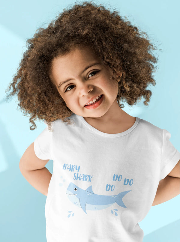 Baby Shark- Girl's Half Sleeve T-shirt