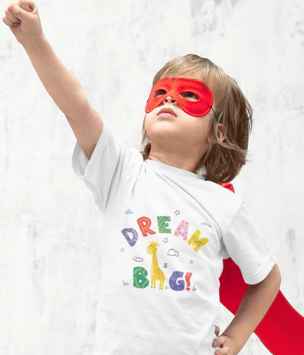 Dream Big - Boy's Half Sleeve T-shirt