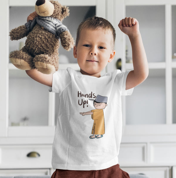 Hands Up- Boy's Half Sleeve T-shirt