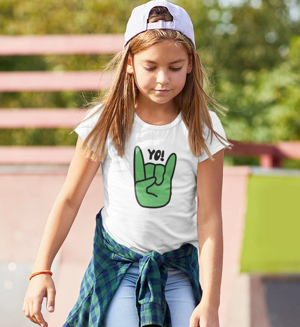 Yo - Girl's Half Sleeve T-shirt