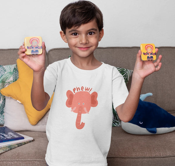 Phew-sitively Charming- Boy's Half Sleeve T-shirt